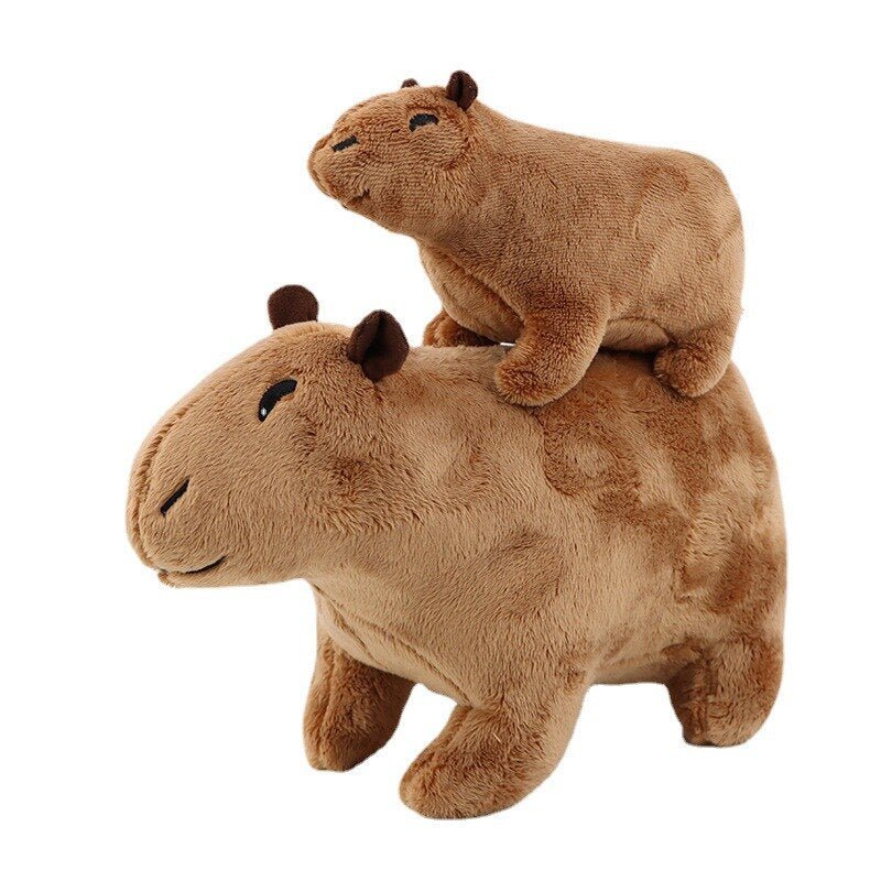 Pack Peluche de Tierno Capibara 18 CM + 30 CM - Waisa Store